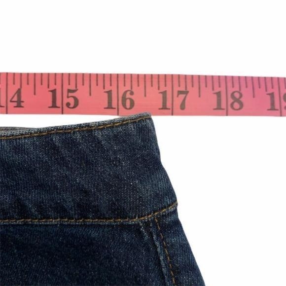 NWT Madewell Size 31 Denim Jean Button Front Straight Mini Skirt Pfeiffe… - Picture 13 of 15